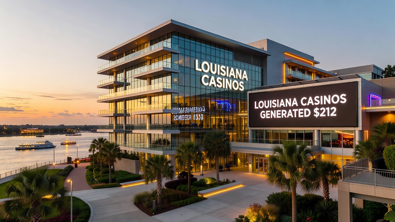 Sports betting kiosk and mobile app interface at a Louisiana casino